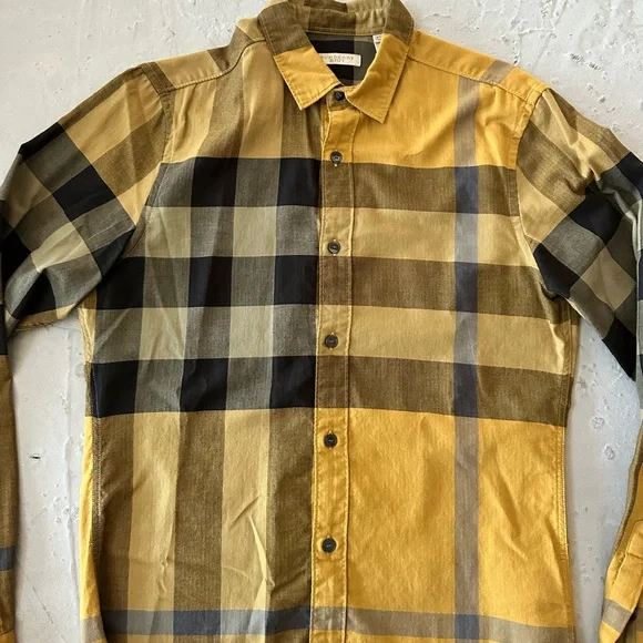 Burberry men’s  casual Long sleeve dress shirt size small - Picture 5 of 8